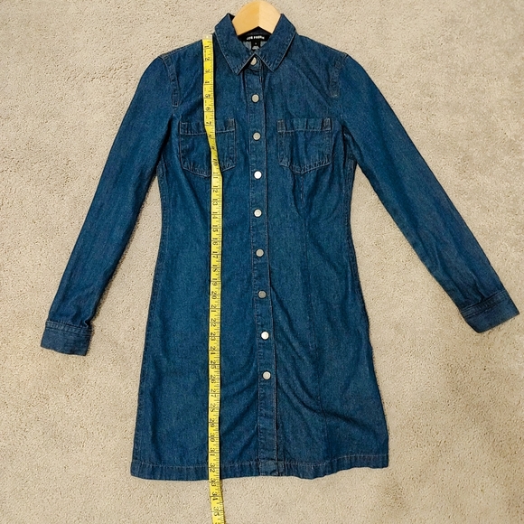 Joe Fresh Chambray Demim Shirt Dress - Picture 3 of 6
